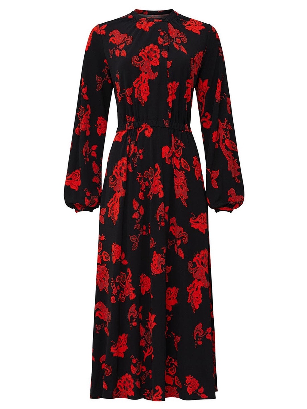 TORY BURCH,  Paisley Jersey Bow Dress